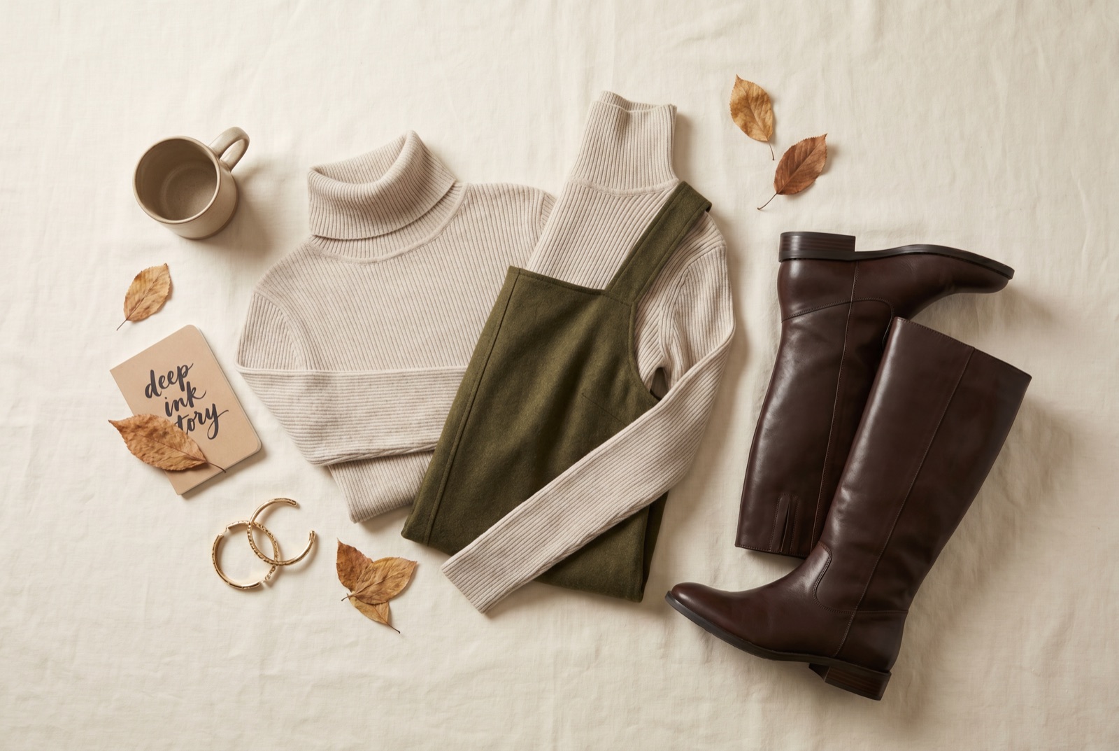 How to Style a Turtleneck Under a Dress